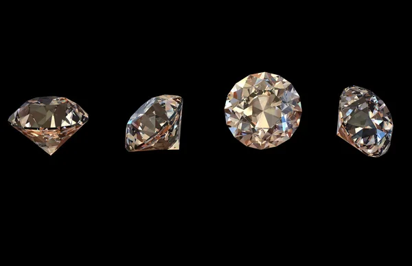 Diamant edelstenen achtergrond — Stockfoto