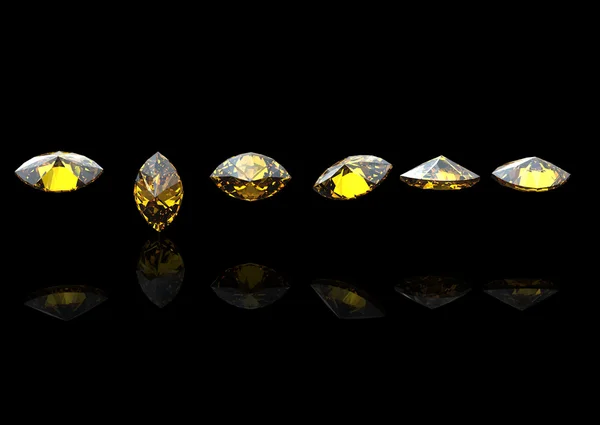 Diamonds Gemstones background. — Stock Photo, Image