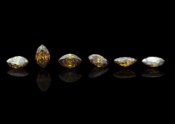 Diamonds Gemstones background. — Stock Photo, Image