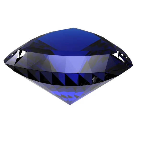 Diamond. Sapphire gemstone — Stock Photo, Image