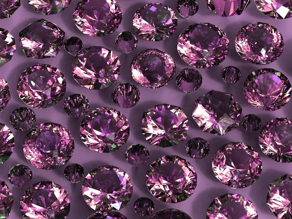 Diamantes Fondo piedras preciosas . — Foto de Stock