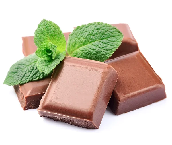 Čokolády a máty — Stock fotografie