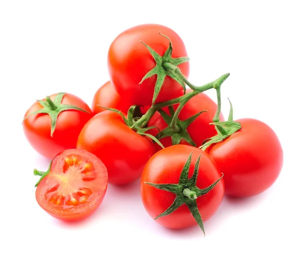 Ripe tomato closeup isolated — Stock Photo, Image