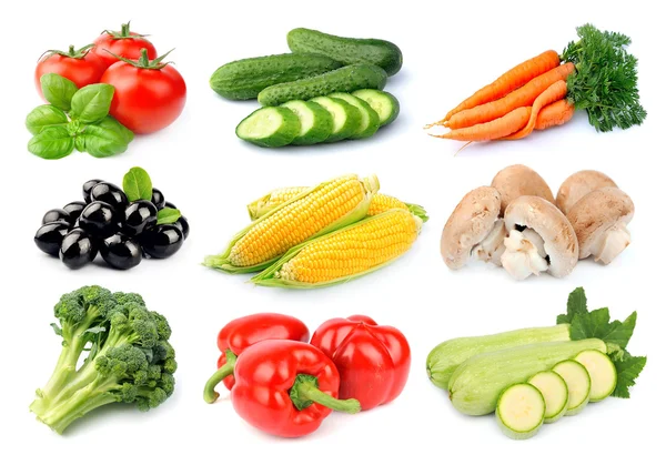 Collage de verduras — Foto de Stock