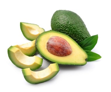 Ripe avocado clipart