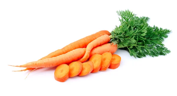 Carrots with leaf — Stock Photo, Image