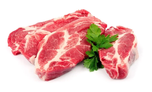 Carne crua de perto — Fotografia de Stock