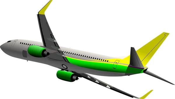 Letadlo Vzduchu Vektorová Ilustrace — Stockový vektor
