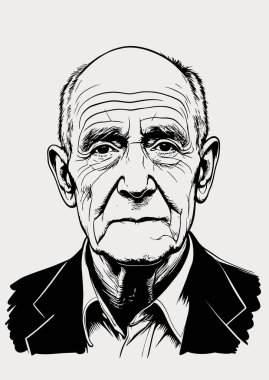 Yaşlı adam ve köpek gezdirme, günlük rutin gösteriler, arkadaşlık ve arkadaşlık.