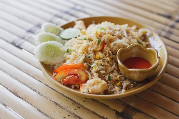 Khao Pad thailändischer gebratener Reis — Stockfoto