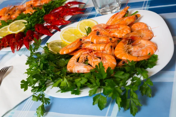 Köstliche mediterrane Meeresfrüchte — Stockfoto