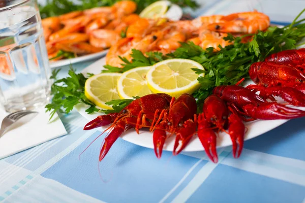 Deliciosos mariscos mediterráneos — Foto de Stock