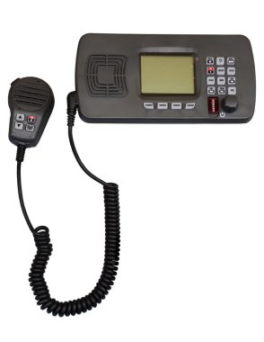 VHF marine boat radio transceiver  clipart