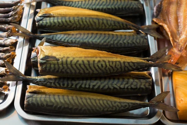 Assortment of cured fish — Stock Photo, Image