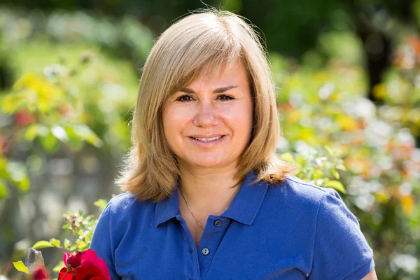 Portrait of mature woman — Stock Photo, Image