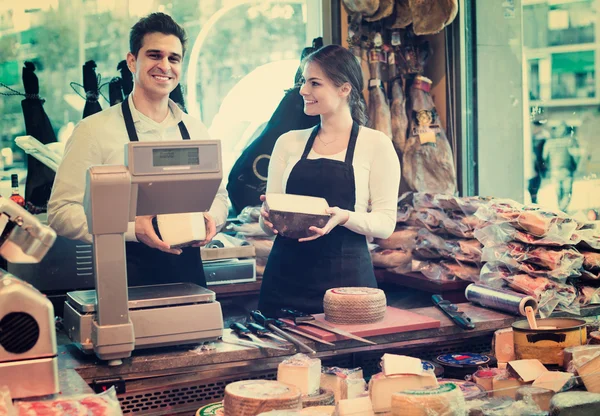 sellers offering cheese