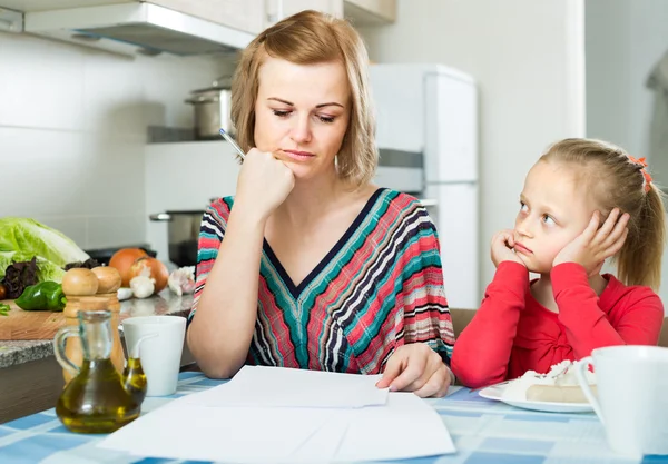 Woman working from home — Stock Photo, Image