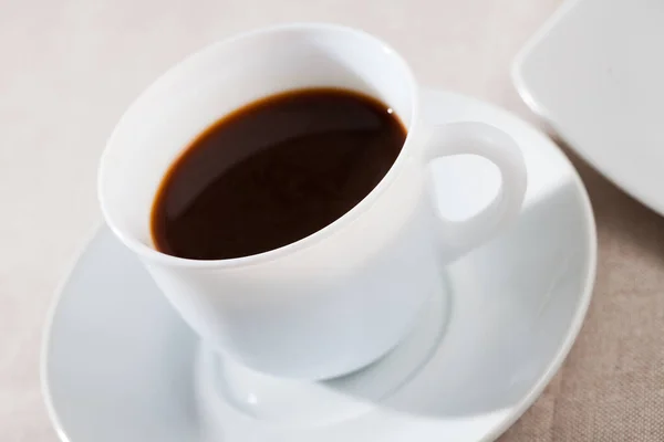 Picture of cup of fresh black coffee americano on table — Stock Photo, Image