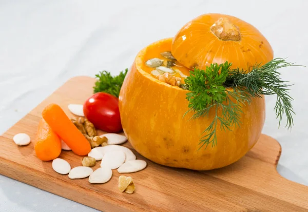 Image of Pumpkin soup. — Stock Photo, Image