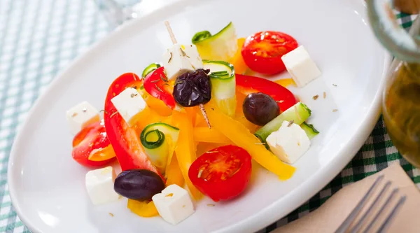 Salada grega. Foto de alta qualidade — Fotografia de Stock