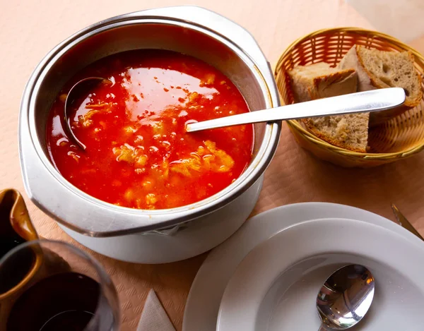 Callos a la Gallega - ricco brodo di maiale — Foto Stock