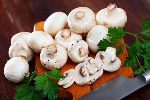 Champignons et légumes frais — Photo