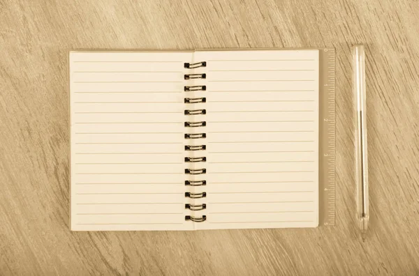 Empty notebook page — Stock Photo, Image