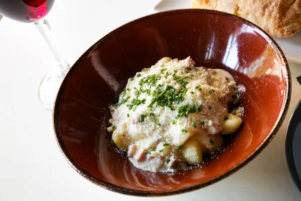 Köstliche italienische Gnocchi — Stockfoto