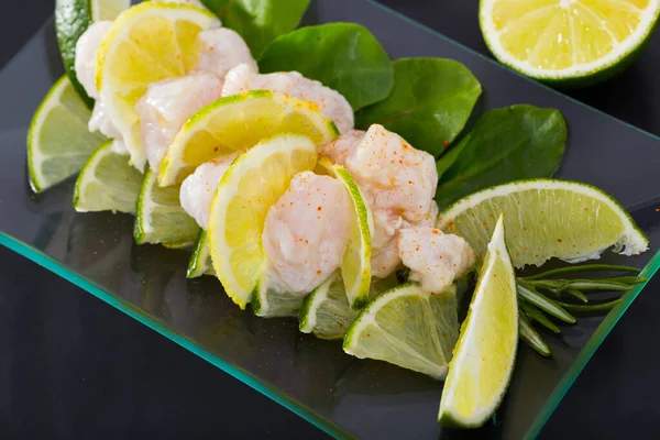 Limonlu balık Ceviche — Stok fotoğraf