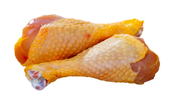 Gambe di pollo crude primo piano — Foto Stock