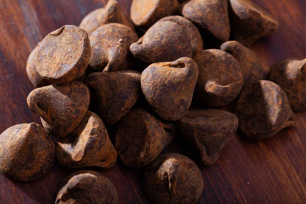 Candy truffles without chocolate closeup — Stock Photo, Image