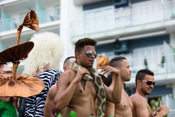 Pochod gay pride v sitges — Stock fotografie