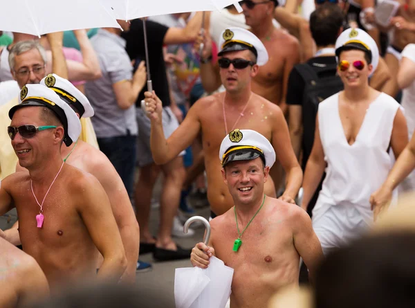 Gay pride-parade in sitges — Stockfoto