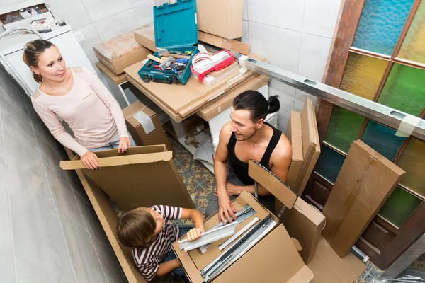 Repairs in the apartment — Stock Photo, Image