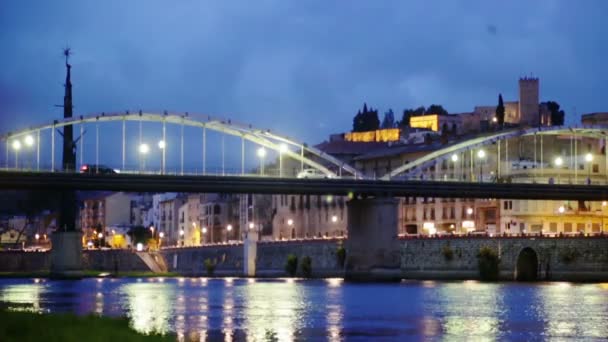 Brug pont de l'estat — Stockvideo