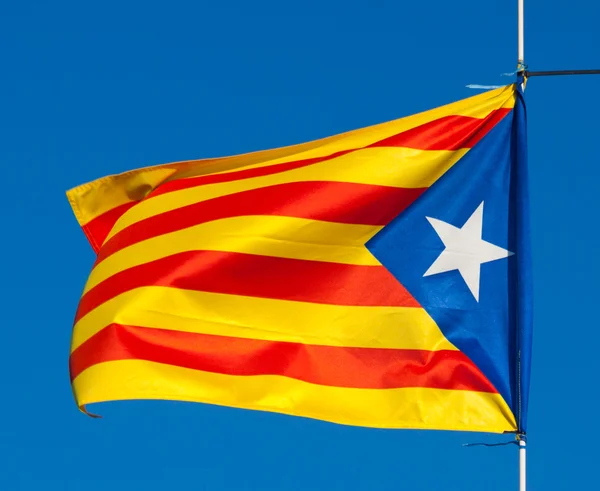 Bandeira da Catalunha — Fotografia de Stock