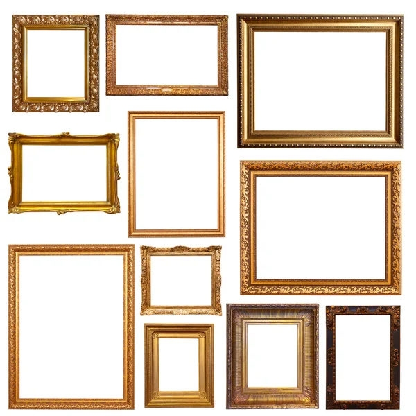 Set of Vintage gold picture frame — Stock Photo © Jim_Filim 2105103