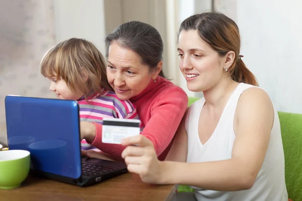 Shopping på internet — Stockfoto