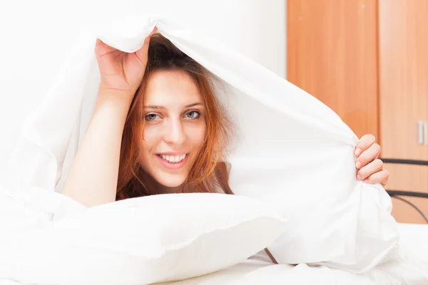 Woman waking up — Stock Photo, Image