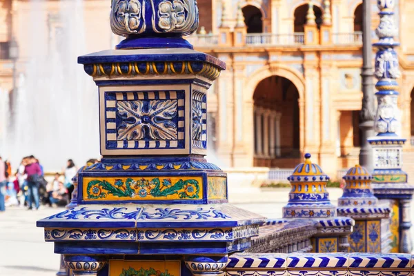 Primo piano di Plaza de Espana — Foto Stock