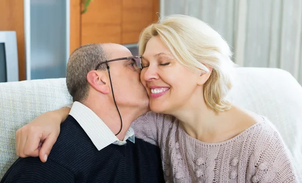 Loving mature spouses — Stock Photo, Image