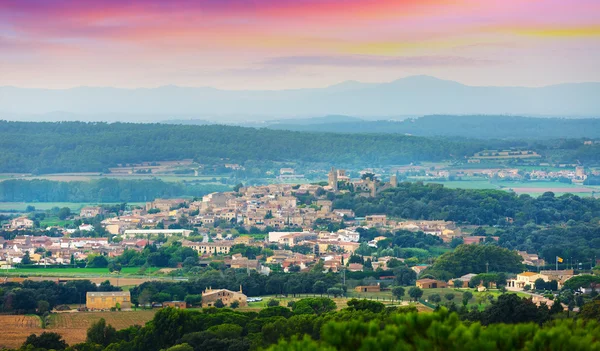 Pals area in summer. Catalonia — Stock Photo, Image
