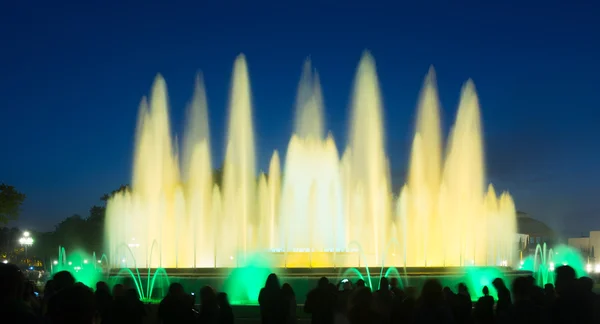 Montjuic fountain in Barcelona — Stock Photo, Image