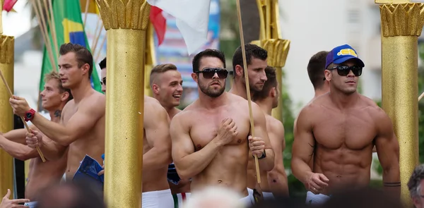Sitges şehrinde gay pride parade — Stok fotoğraf