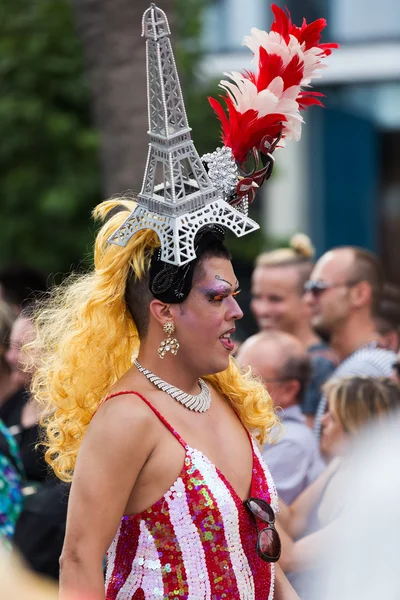 Gay παρέλαση υπερηφάνειας στη Σίτζες — Φωτογραφία Αρχείου