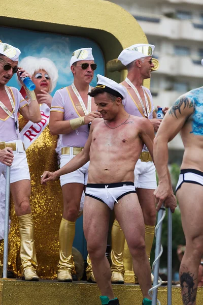 Gay pride parade in Sitges — Stock Photo, Image