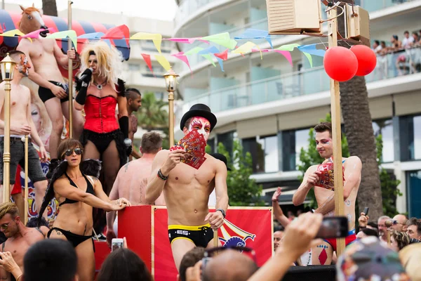 Gay pride parade in Sitges — Stock Photo, Image