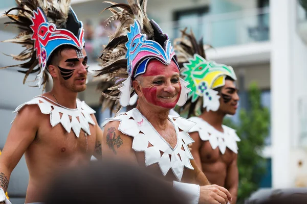 Gay orgulho desfile no sitges — Fotografia de Stock