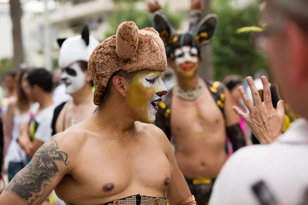 Gay pride parade in Sitges — Stock Photo, Image