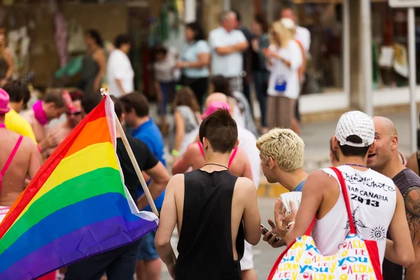 Gay orgulho desfile no sitges — Fotografia de Stock